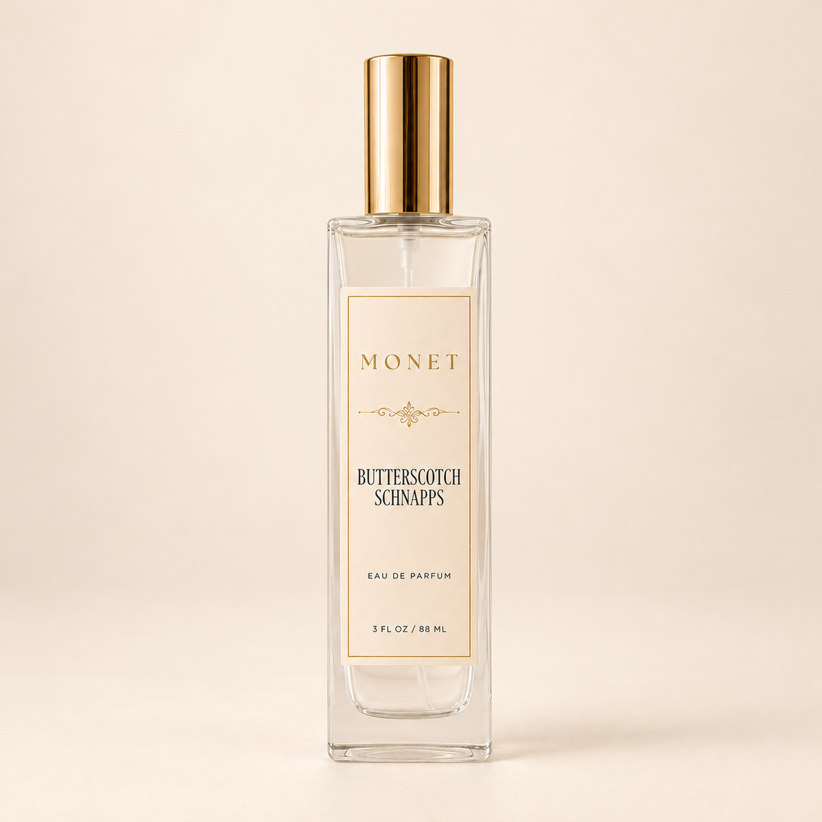 Butterscotch Schnapps — 88 mL Eau de Parfum Spray, on warm ivory