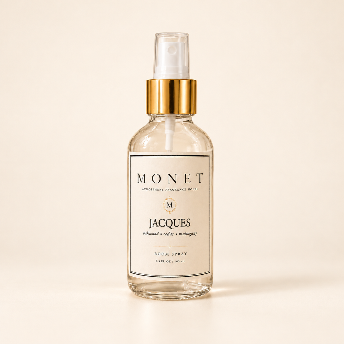 Jacques — Room Spray, on warm ivory