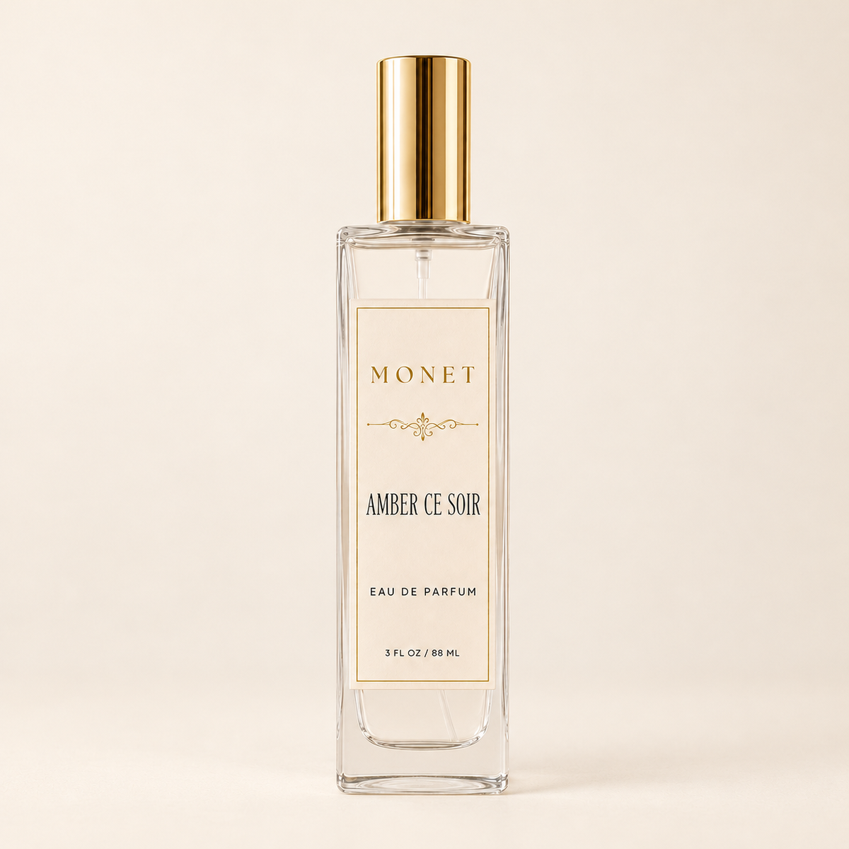 Amber Ce Soir — 88 mL Eau de Parfum Spray, on warm ivory