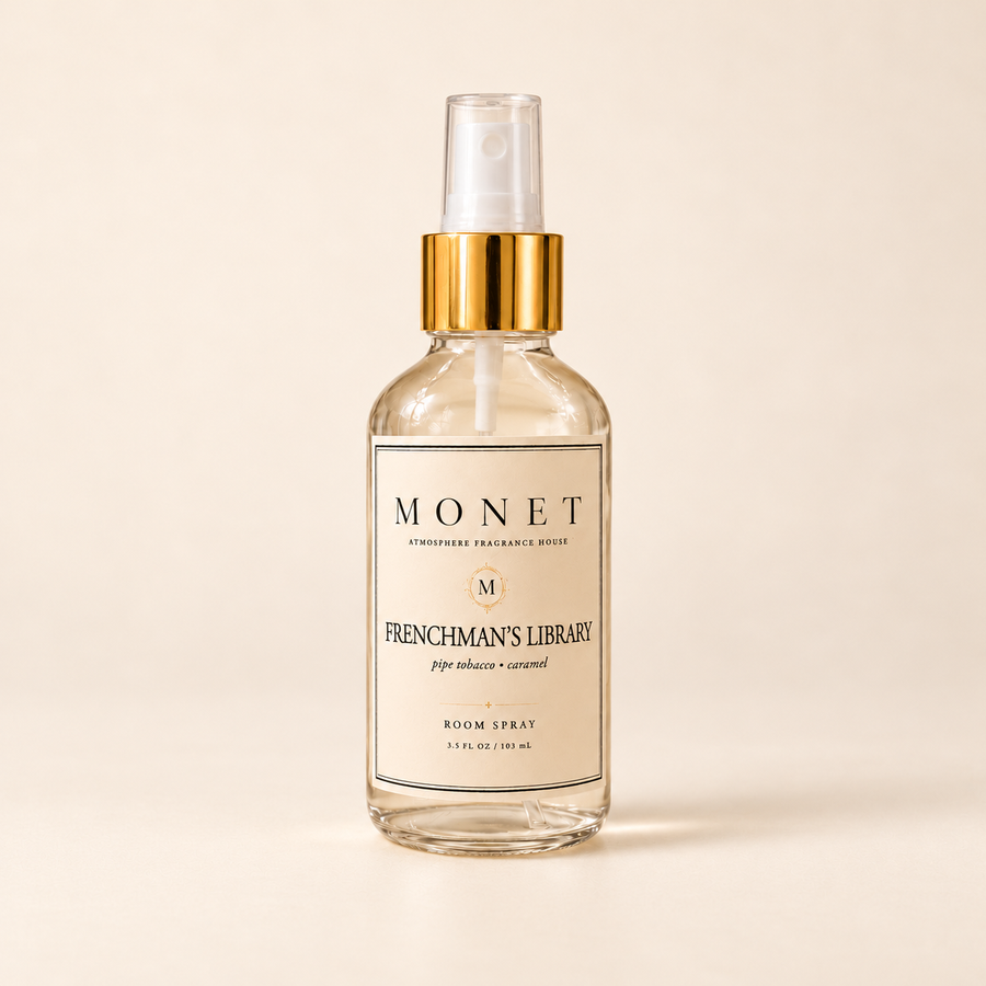 Frenchman's Library — Room Spray, on warm ivory