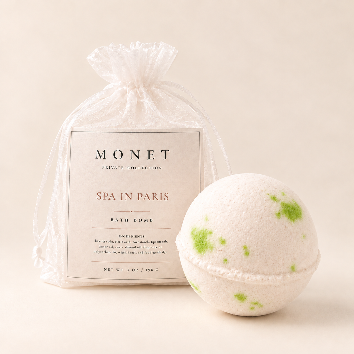 Spa in Paris — Bath Bomb, on warm ivory